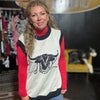 LASSO THE LONGHORN Vest Sweater