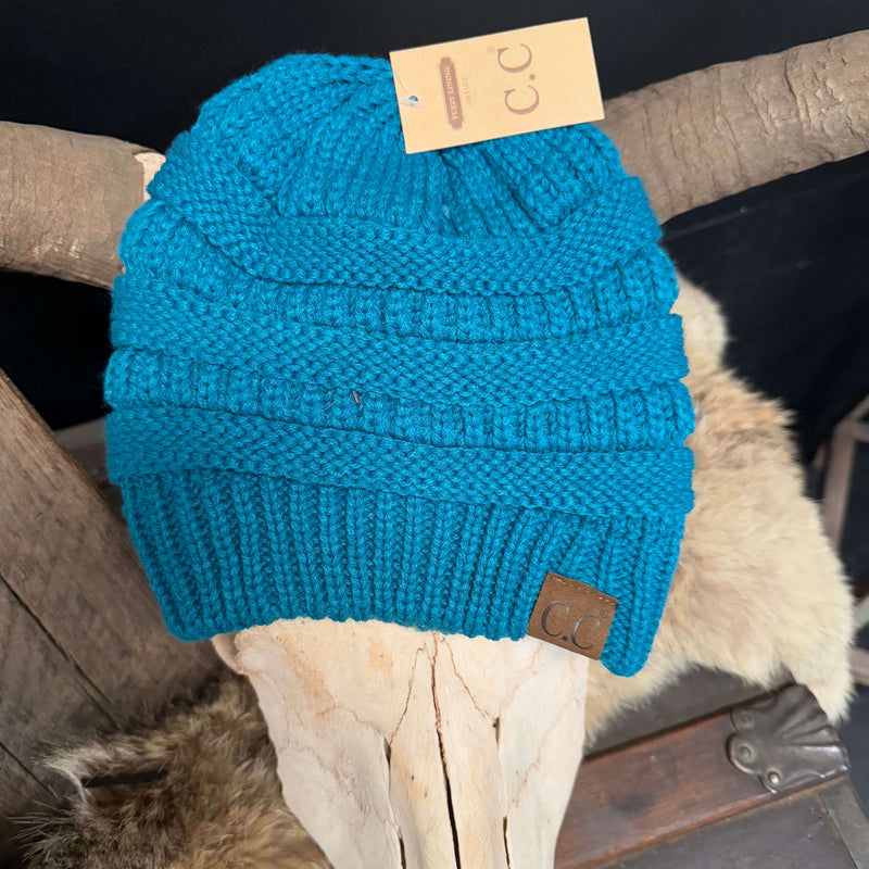 Blue Turquoise CC Beanie