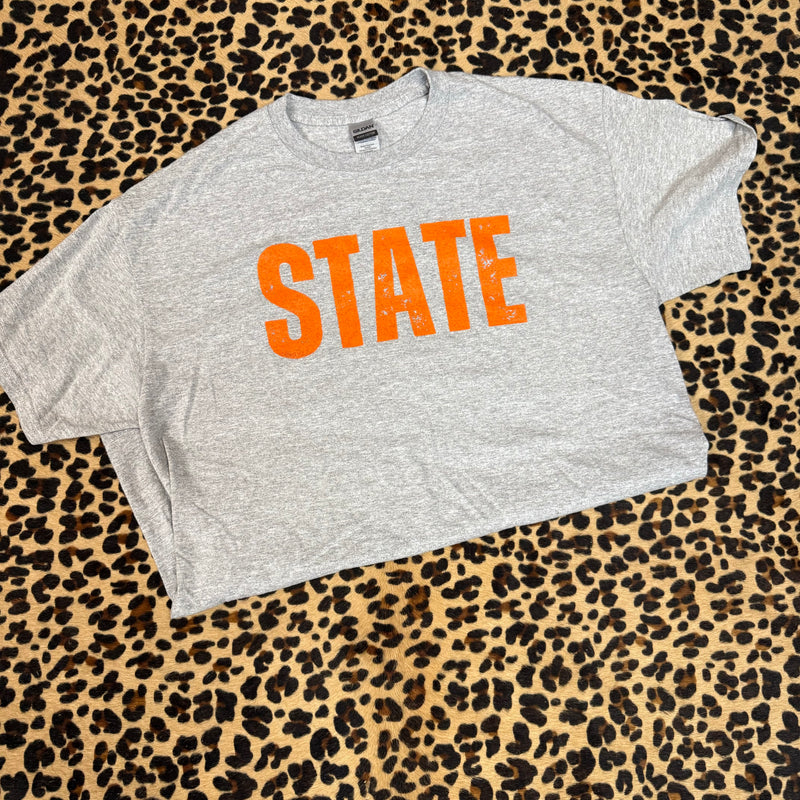 Sport Grey State Crew Neck T-shirt