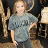 Vintage Camo Local Crew Neck T-shirt | Small
