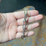 6 inch Shiny Thick Link chain Sterling Silver Bracelet