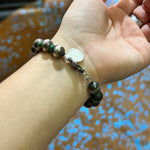 Turquoise Pattern 10mm Navajo Pearl Genuine Bracelet