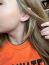 Little Bitty Tiny Pink Conch Post Genuine Earring