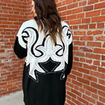 SADDLE SWAPPIN CARDIGAN [REVERSIBLE!]