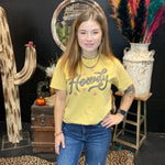 Mustard Yellow Howdy T-shirt