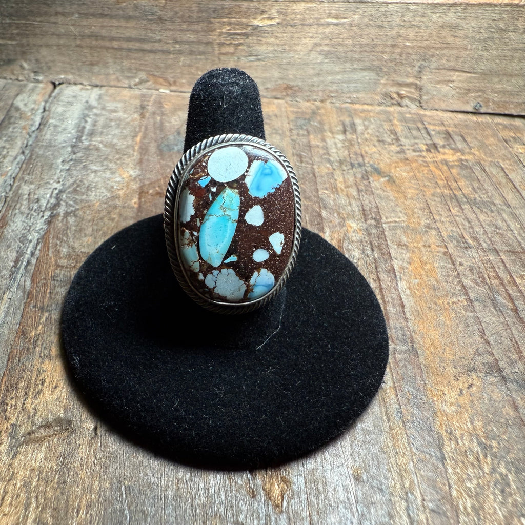 Adjustable Golden Hill OVAL GENUINE RING
