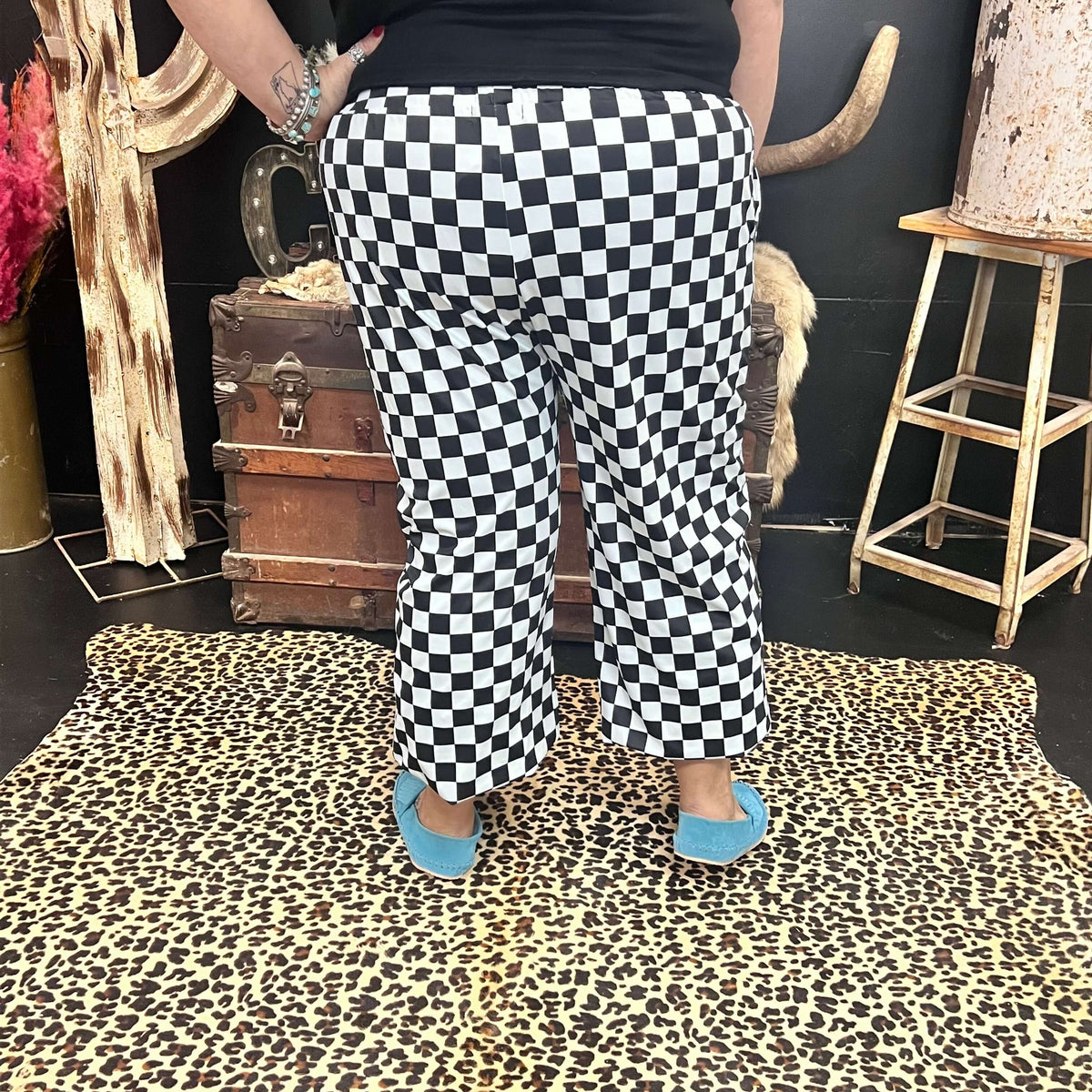 Around The Track Checkered Joggers77