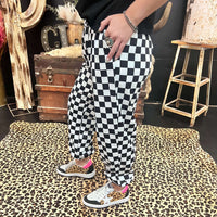 Around The Track Checkered Joggers8