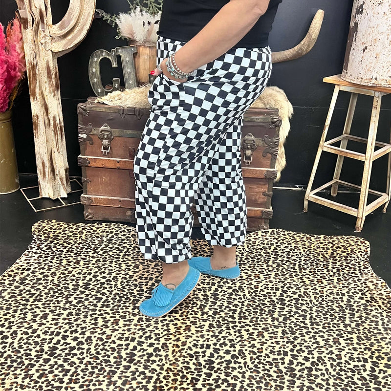 Around The Track Checkered Joggers88