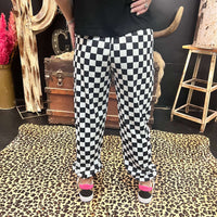 Around The Track Checkered Joggers9