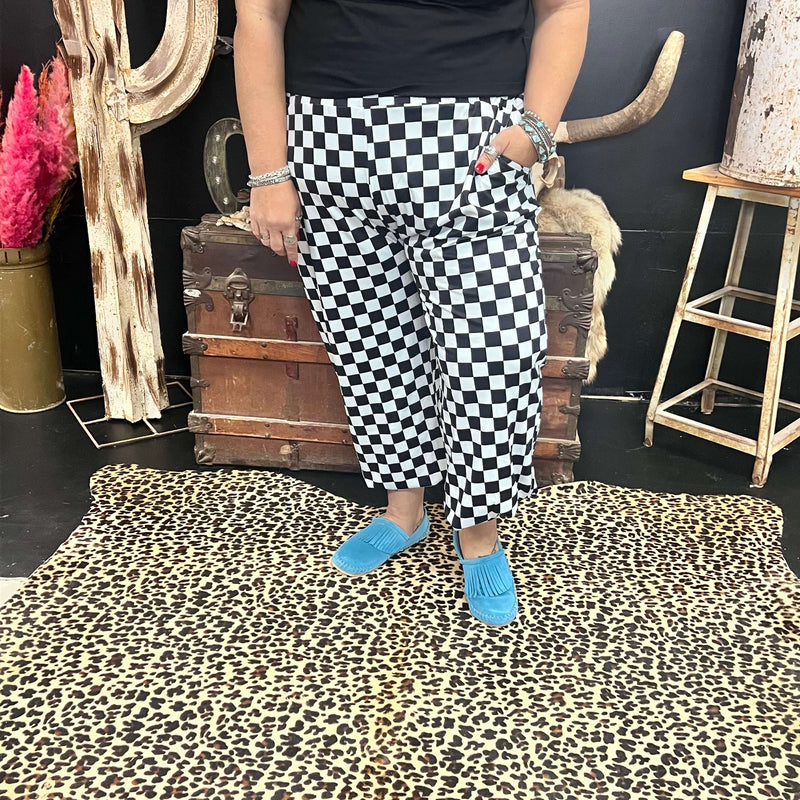 Around The Track Checkered Joggers99