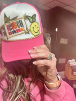 Pink Brunch Babe Custom Trucker Hat