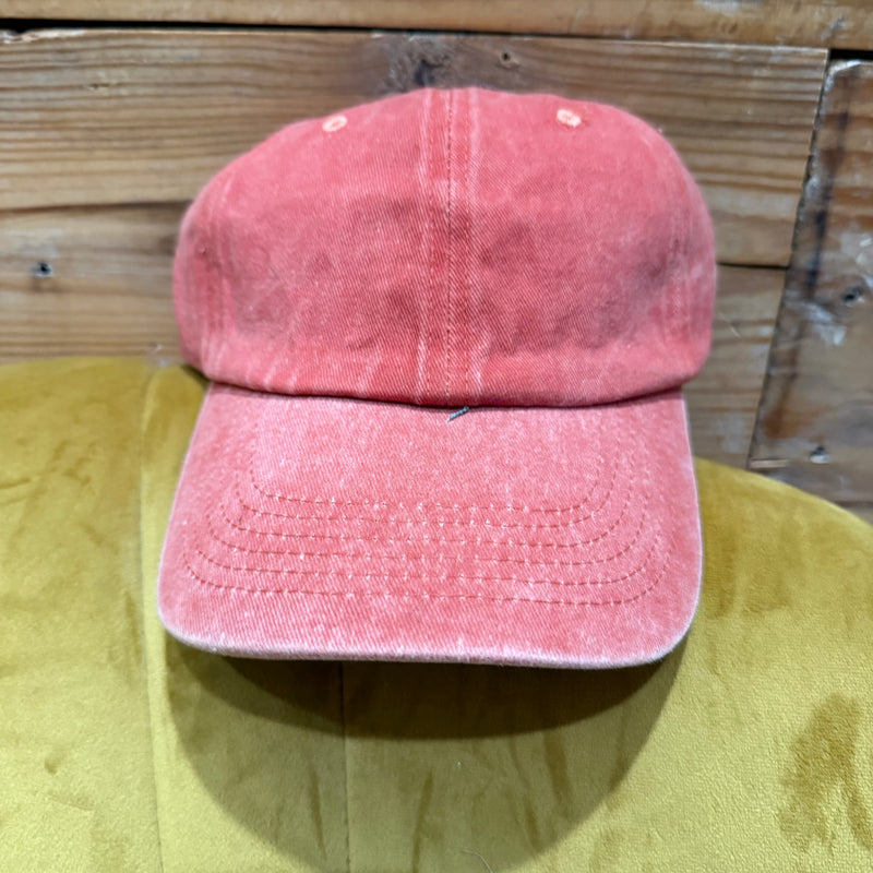 Solid Faded Burnt Orange Hat