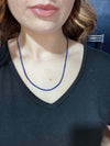 20 inch Full Lapis Genuine Necklace