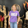 Heather Purple OKLA Crew Neck T-shirt