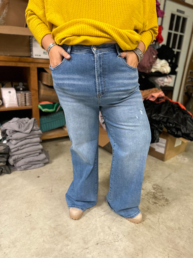 Lightwash Trouser Risen Jeans – Country Lace Boutique