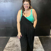 TURQUOISERIBBEDTANKTOP