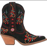 Black Floral Sugar Bug Dingo Bootl