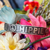 Hippie Peace Bangle Bracelet