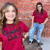 Crimson Game Day Crew Neck T-shirt