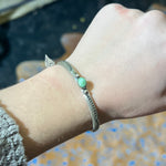 Turquoise Detailed Genuine Cuff Bracelet