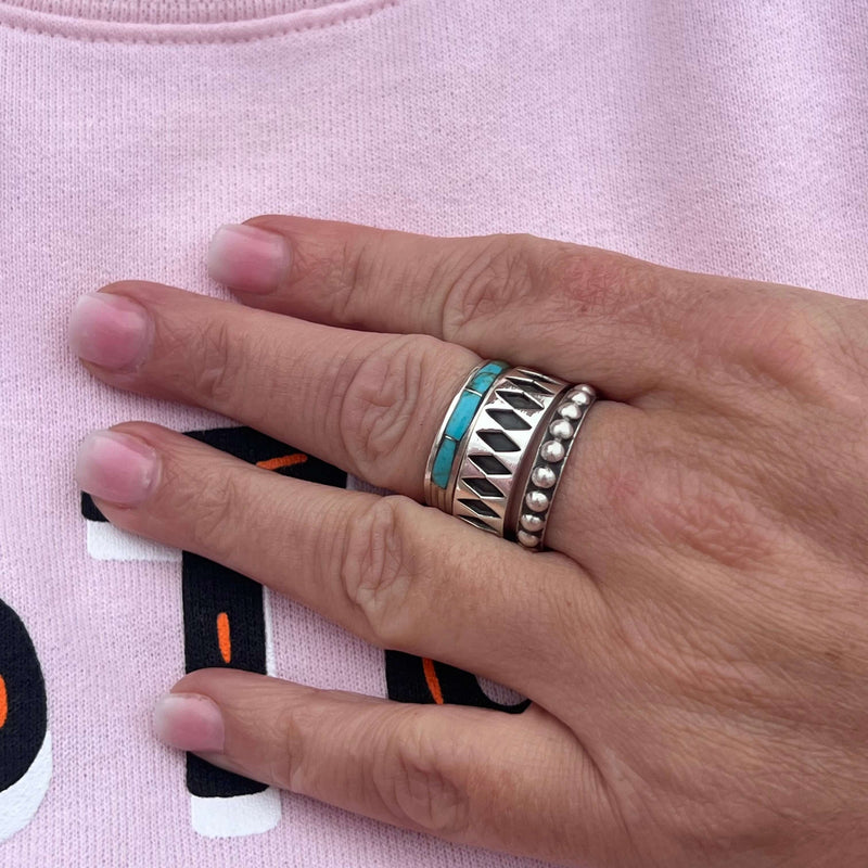 Ball Genuine Thin Stacker Ring2
