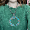 Big Campitos Turquoise Naja Genuine Pendant for Necklace - Country Lace Boutique
