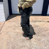 Black Distressed Risen Straight Leg Jeans9