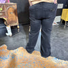 Black Distressed Risen Trouser Jeans555