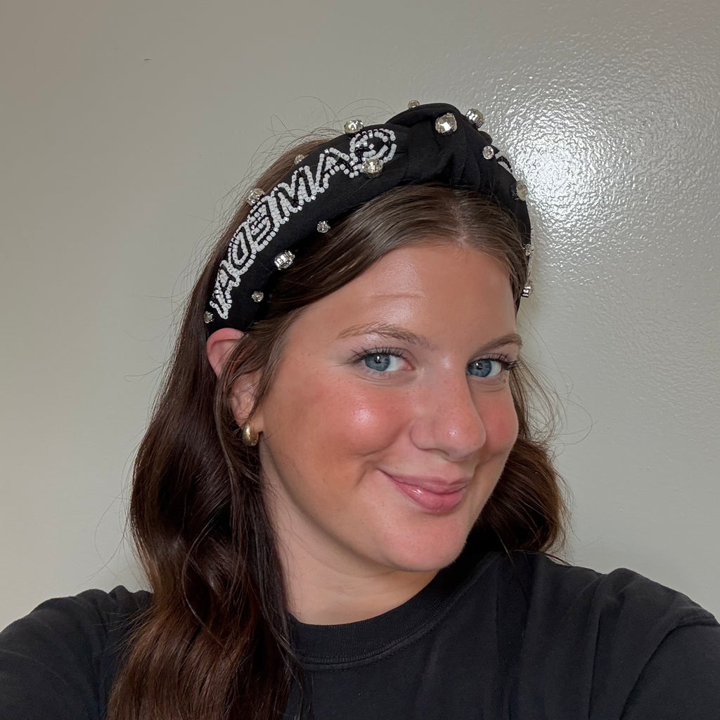 Black Gameday Headband1