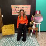 Black Slack Pants w/ Tie2