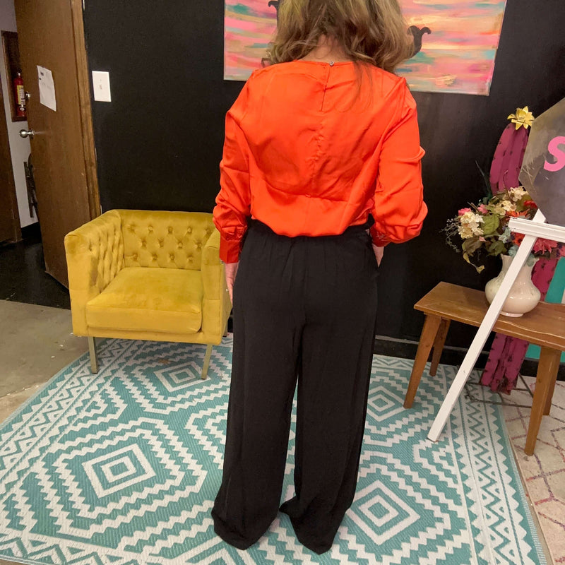 Black Slack Pants w/ Tie3