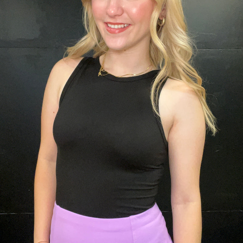 Black Tank Top Bodysuit1
