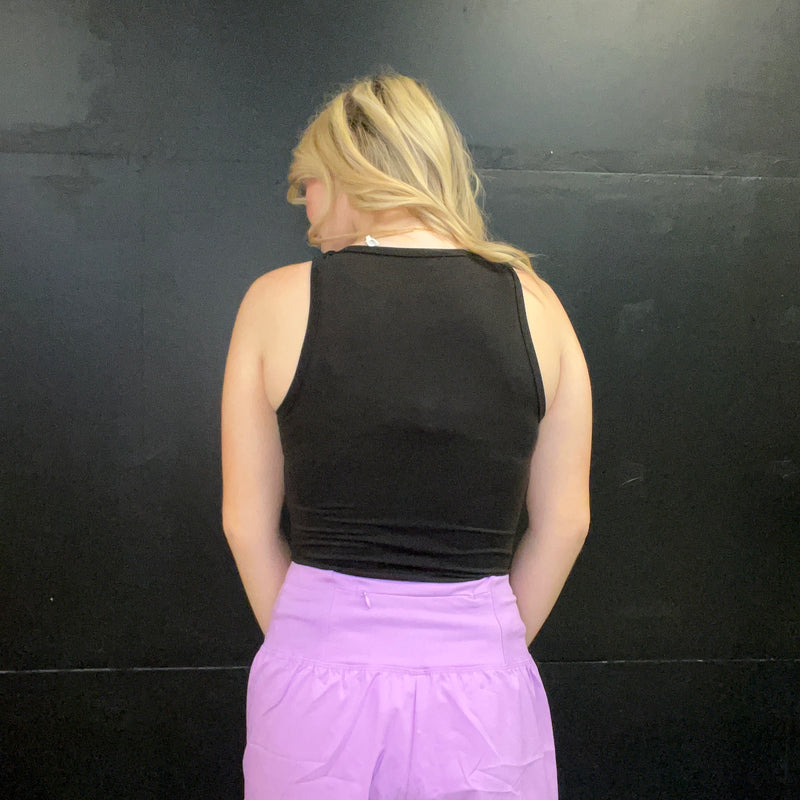 Black Tank Top Bodysuit6