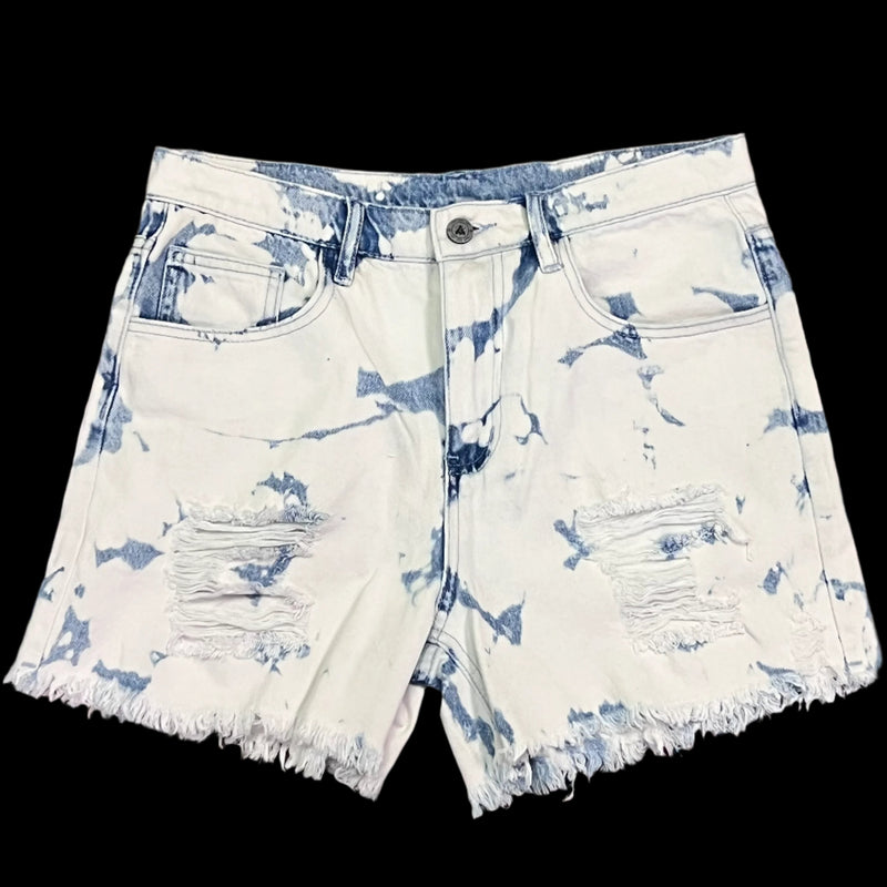 Bleached Distressed Denim Cut Off Shorts | Medium1