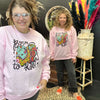 Born to Roam Pink Sweatshirt2