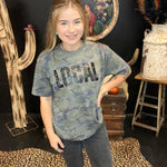 Vintage Camo Local Crew Neck T-shirt | Small