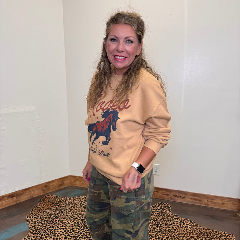 rodeowildwestmustardsweatshirt