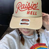 Raisin Hell Tan Trucker Hat