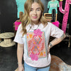 Pink and Orange Bling Queen T- Shirt