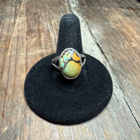 Turquoise Oval Sterling Silver Ring