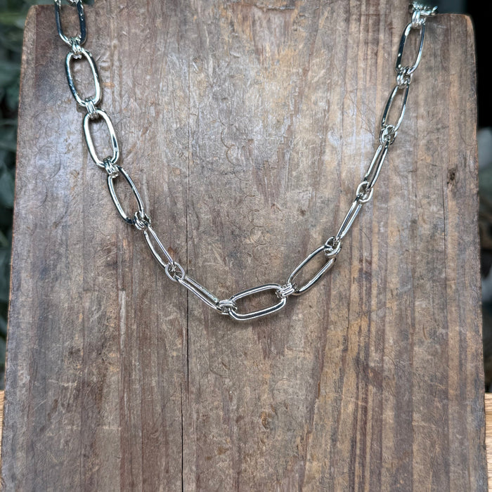 Silver chain necklace 