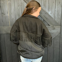  black jacket with fringe 