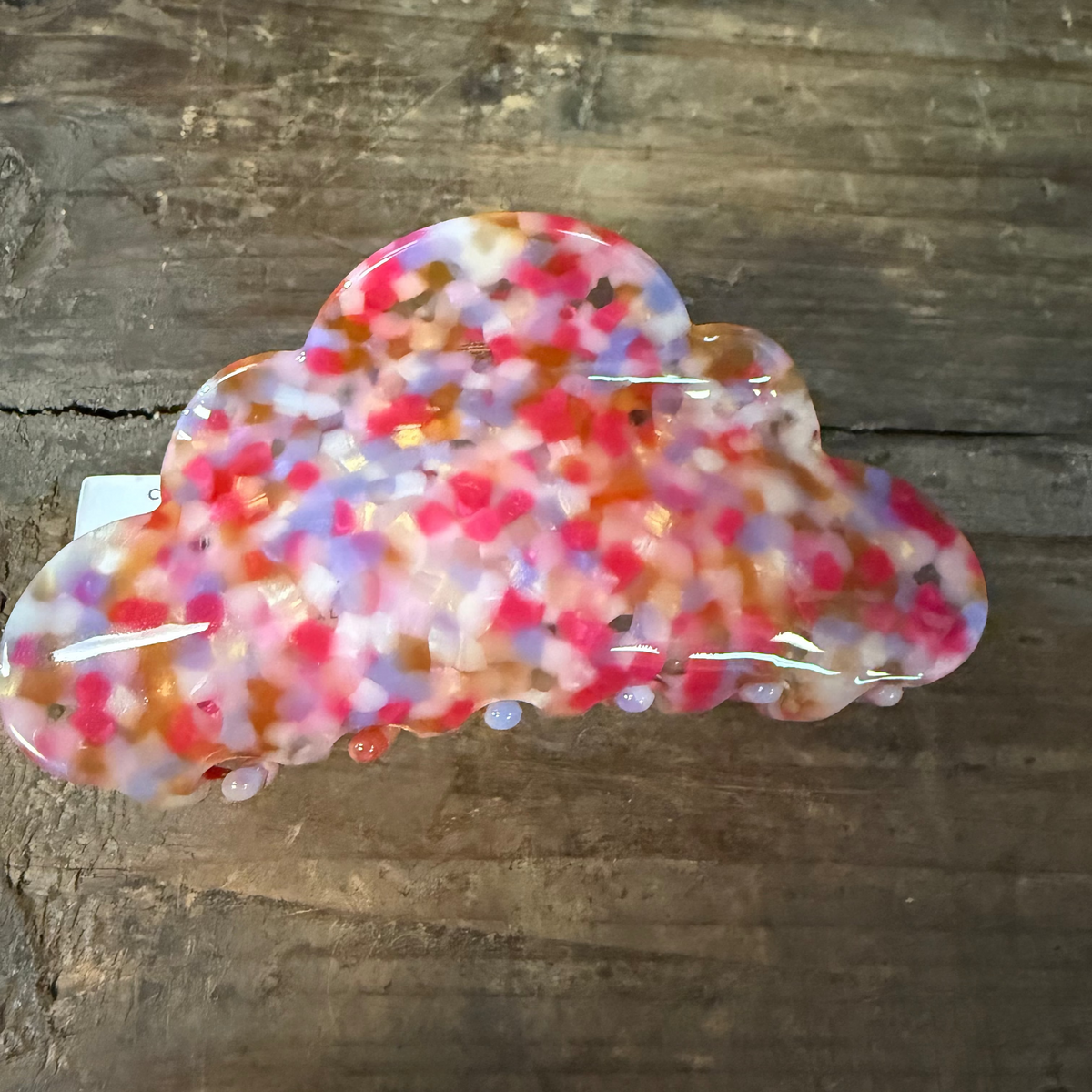 Colorful Scallop Claw Hair Clip