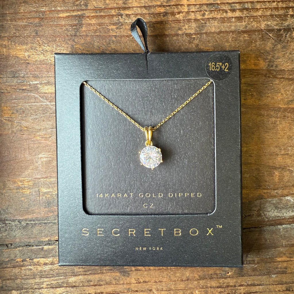 Crystal Drop Gold Fashion Necklace