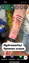 HYDRAMATTE LIPSENSE