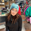 Turquoise Tie Dye CC Beanie