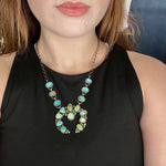 Stunning Turquoise Naja Genuine Necklace