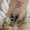 Lapis & Navajo Pearl Dangle French Hook Genuine Earring