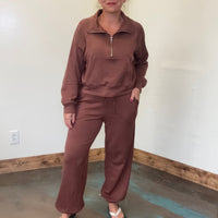 jogger brown pants 
